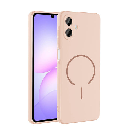 Galaxy A07 Kılıf M-safe Şarj Özellikli Zore Meta Kılıf - Rose Pembe