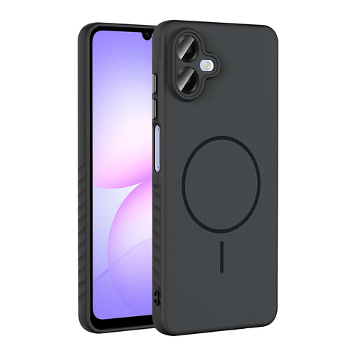 Galaxy A07 Kılıf M-safe Şarj Özellikli Zore Tea Kılıf - Siyah