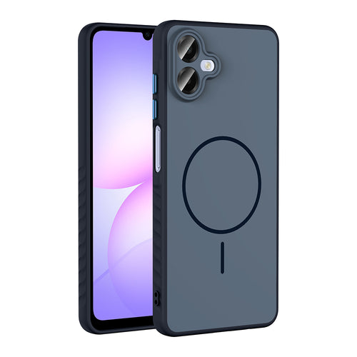 Galaxy A07 Kılıf M-safe Şarj Özellikli Zore Tea Kılıf - Lacivert