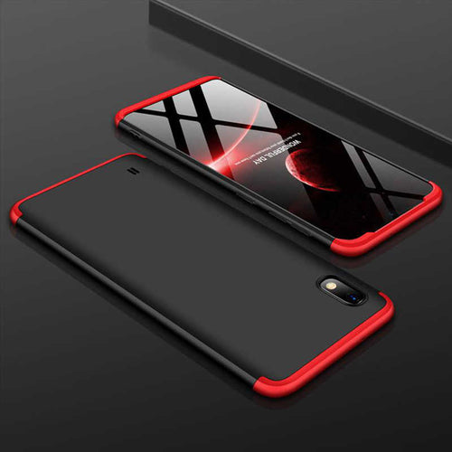 Galaxy A10 Kılıf Zore Ays Kılıf - Siyah-Kırmızı