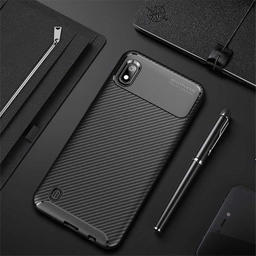 Galaxy A10 Kılıf Zore Negro Silikon Kılıf - Siyah