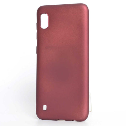Galaxy A10 Kılıf Zore Premier Silikon Kılıf - Mürdüm