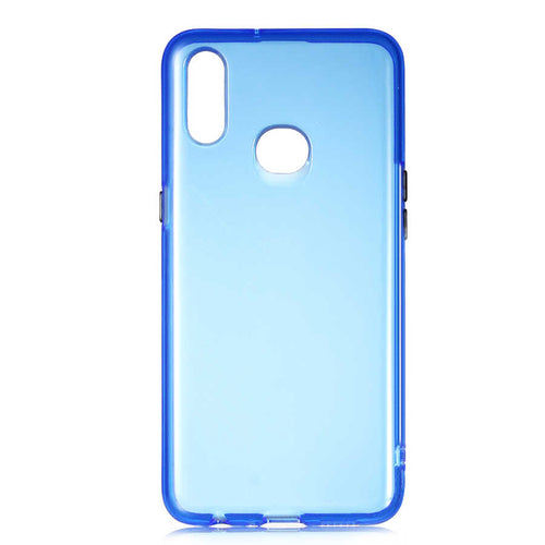 Galaxy A10S Kılıf Zore Bistro Kılıf - Mavi