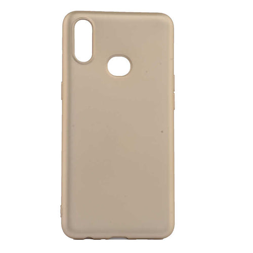 Galaxy A10S Kılıf Zore Premier Silikon Kılıf - Gold