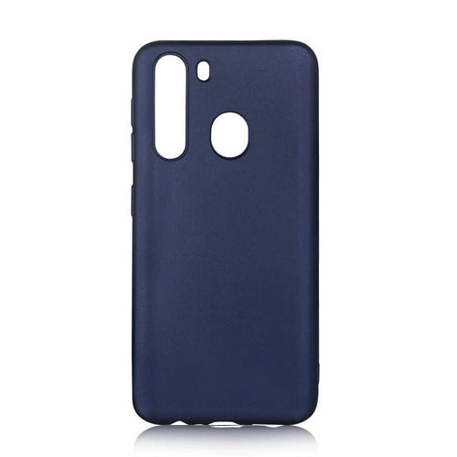 Galaxy A21 Kılıf Zore Premier Silikon Kılıf - Lacivert