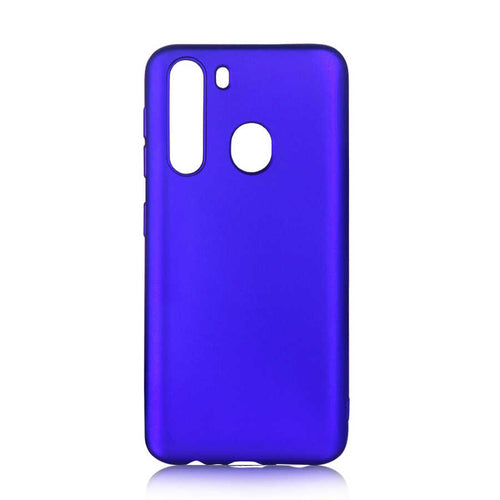 Galaxy A21 Kılıf Zore Premier Silikon Kılıf - Saks Mavi