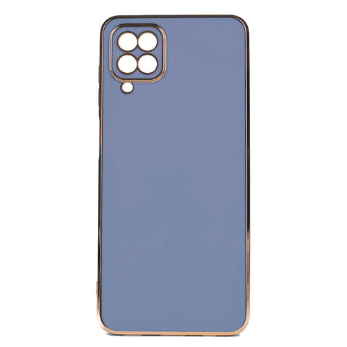 Galaxy A12 Kılıf Zore Bark Kılıf - Mavi Açık