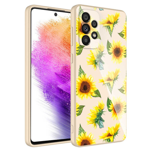 Galaxy A13 4G Kılıf Kamera Korumalı Desenli Sert Silikon Zore Epoksi Kılıf - NO2