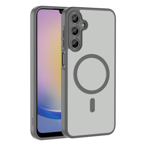 Galaxy A14 Kılıf M-safe Şarj Özellikli Zore Babet Kılıf - Gri
