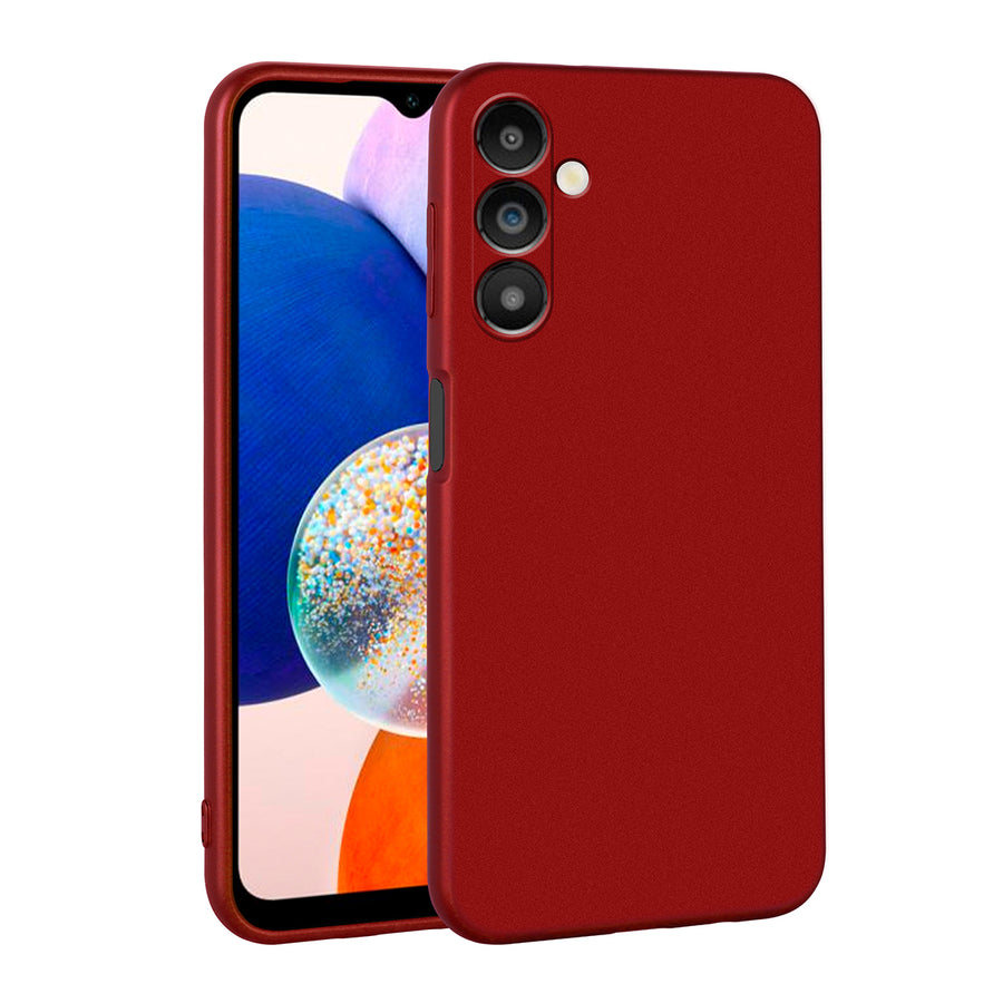Galaxy A14 Kılıf Zore Premier Silikon Kılıf - Kırmızı