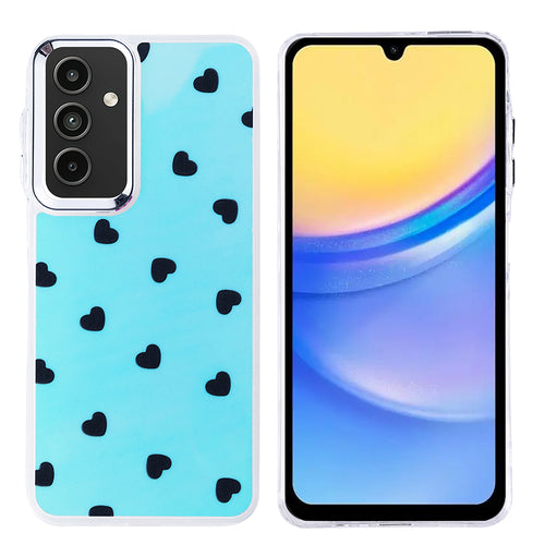 Galaxy A15 Kılıf Airbag Tasarımlı Zore Hadra Kılıf - Kalp