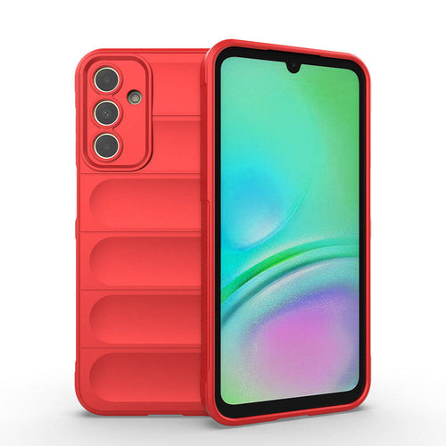 Galaxy A15 Kılıf Esnek TPU Oyuklu Arka Yüzey Tasarımlı Zore Etnik Silikon Kılıf - Kırmızı