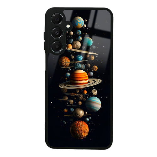 Galaxy A16 Kılıf Kamera Korumalı Desenli Zore Lusi Kılıf - Gezegen