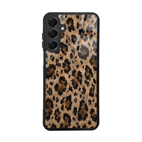 Galaxy A16 Kılıf Kamera Korumalı Desenli Zore Lusi Kılıf - Kahve Leopar