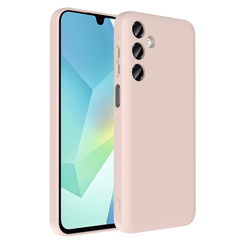 Galaxy A16 Kılıf Kamera Korumalı Kartlık Hazneli Zore Vitra Kılıf - Pembe