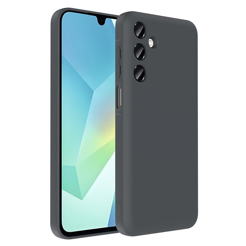 Galaxy A16 Kılıf Kamera Korumalı Kartlık Hazneli Zore Vitra Kılıf - Gri