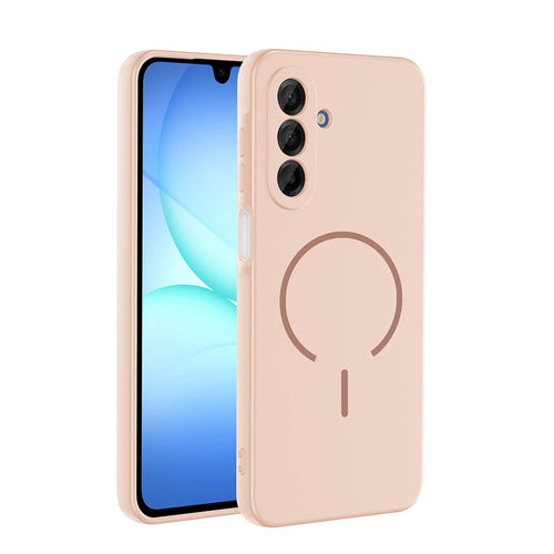 Galaxy A16 Kılıf M-safe Şarj Özellikli Zore Meta Kılıf - Pembe