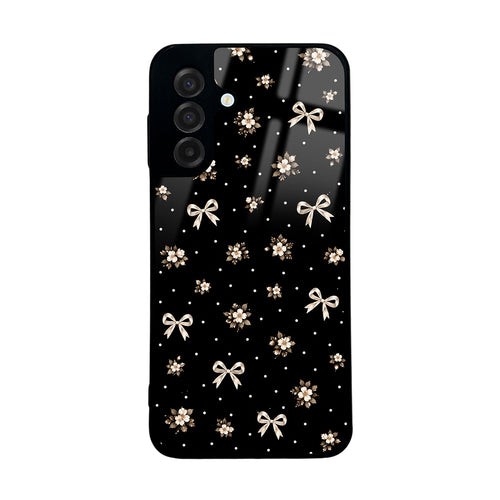 Galaxy A17 Kılıf Kamera Korumalı Desenli Zore Lusi Kılıf - Gold Fiyonk