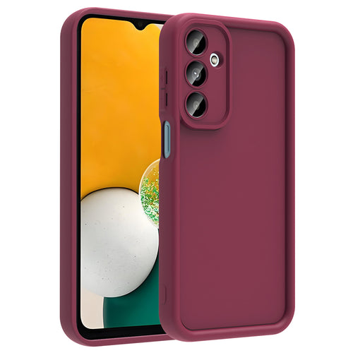 Galaxy A17 Kılıf Kamera Korumalı Zore Ananas Kılıf - Mürdüm