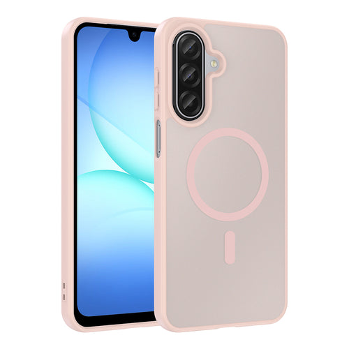 Galaxy A17 Kılıf M-safe Şarj Özellikli Zore Babet Kılıf - Pembe