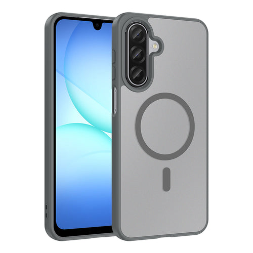 Galaxy A17 Kılıf M-safe Şarj Özellikli Zore Babet Kılıf - Gri