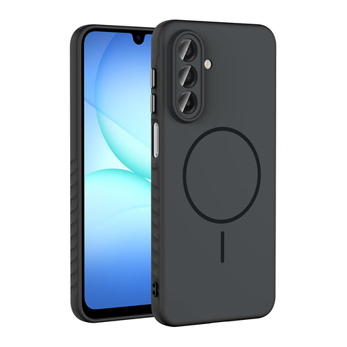 Galaxy A17 Kılıf M-safe Şarj Özellikli Zore Tea Kılıf - Siyah