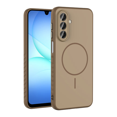 Galaxy A17 Kılıf M-safe Şarj Özellikli Zore Tea Kılıf - Gold