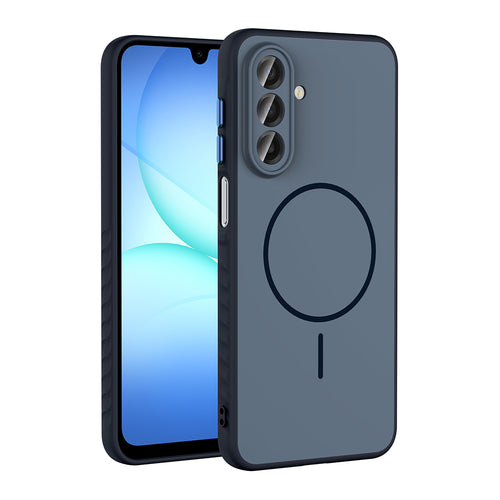 Galaxy A17 Kılıf M-safe Şarj Özellikli Zore Tea Kılıf - Lacivert
