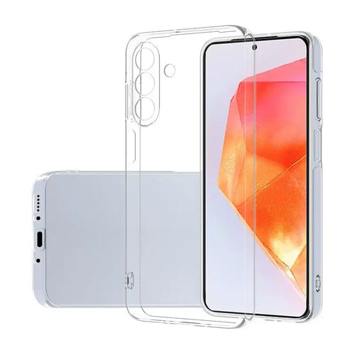 Galaxy A17 Kılıf Zore Süper Silikon Kılıf - Şeffaf