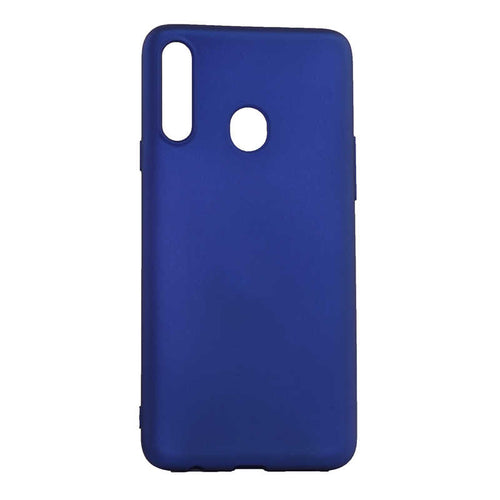 Galaxy A20S Kılıf Zore Premier Silikon Kılıf - Saks Mavi