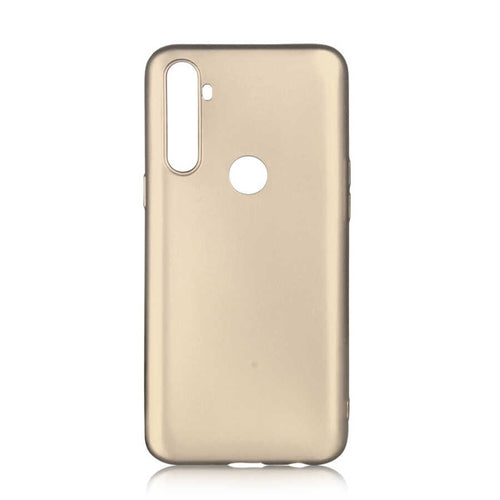 Realme C3 Kılıf Zore Premier Silikon Kılıf - Gold