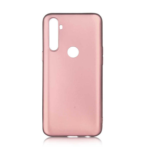 Realme C3 Kılıf Zore Premier Silikon Kılıf - Rose Gold