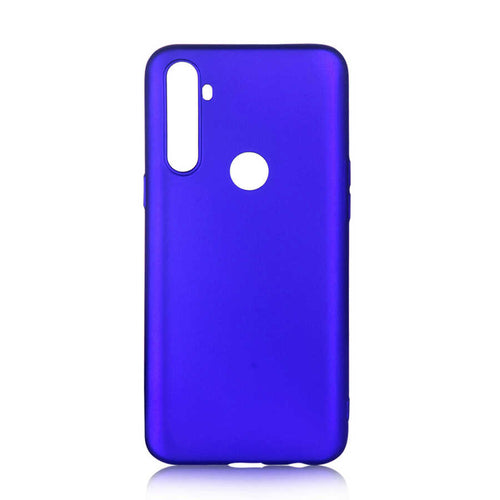 Realme C3 Kılıf Zore Premier Silikon Kılıf - Saks Mavi