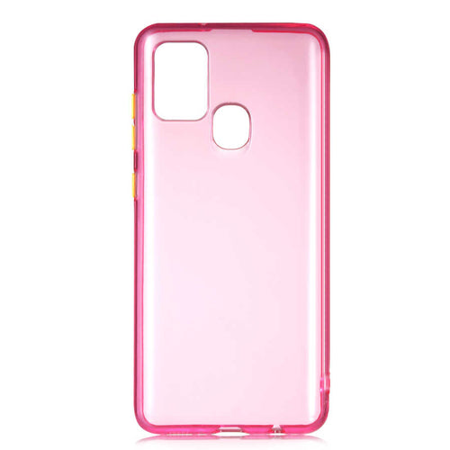 Galaxy A21S Kılıf Zore Bistro Kılıf - Pembe
