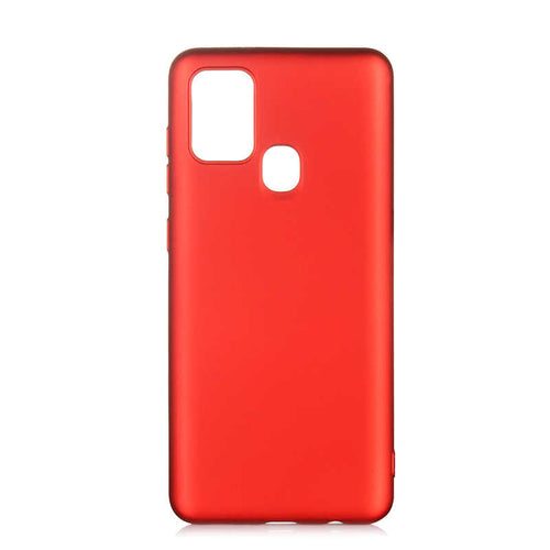 Galaxy A21S Kılıf Zore Premier Silikon Kılıf - Kırmızı