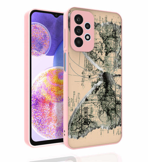 Galaxy A23 Kılıf Desenli Kamera Korumalı Parlak Zore Nora Kılıf - NO4