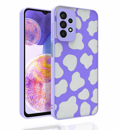 Galaxy A23 Kılıf Desenli Kamera Korumalı Parlak Zore Nora Kılıf - NO6