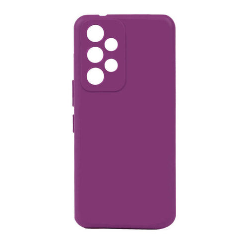 Galaxy A23 Kılıf Zore Biye Silikon - Mor