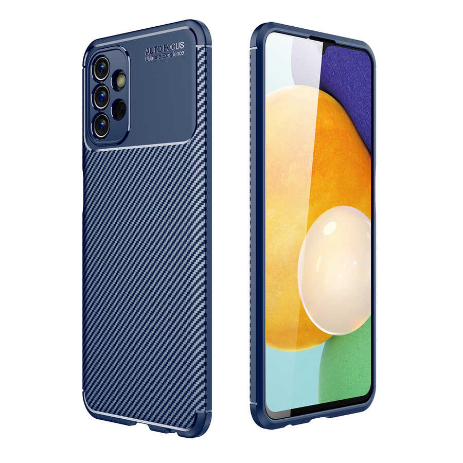 Galaxy A23 Kılıf Zore Negro Silikon Kılıf - Lacivert