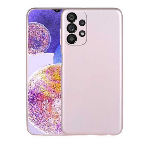 Galaxy A23 Kılıf Zore Premier Silikon Kılıf - Rose Gold