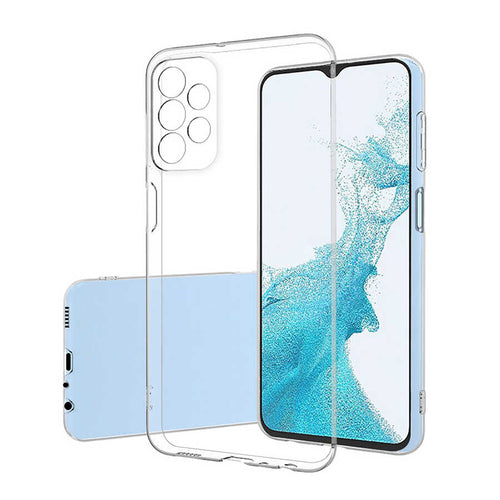 Galaxy A23 Kılıf Zore Süper Silikon Kılıf - Renksiz