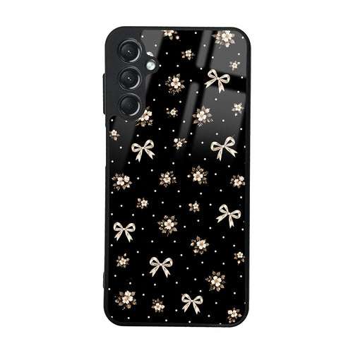 Galaxy A24 Kılıf Kamera Korumalı Desenli Zore Lusi Kılıf - Gold Fiyonk