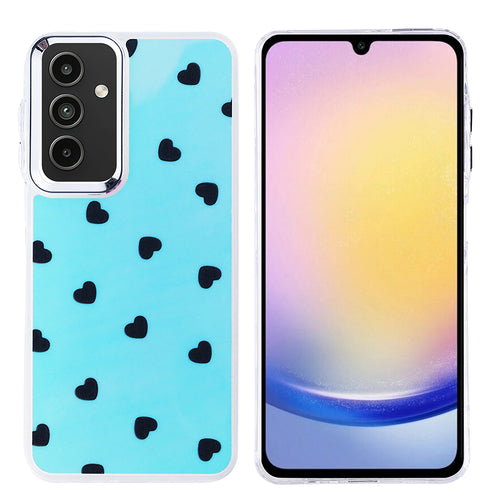 Galaxy A25 Kılıf Airbag Tasarımlı Zore Hadra Kılıf - Kalp