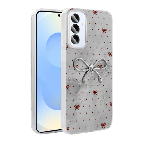 Galaxy A25 Kılıf Kamera Korumalı Figürlü Zore Ponti Silikon Kılıf - Açık Mavi