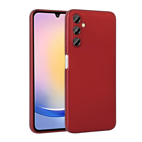 Galaxy A25 Kılıf Zore Premier Silikon Kılıf - Kırmızı