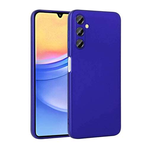 Galaxy A25 Kılıf Zore Premier Silikon Kılıf - Saks Mavi