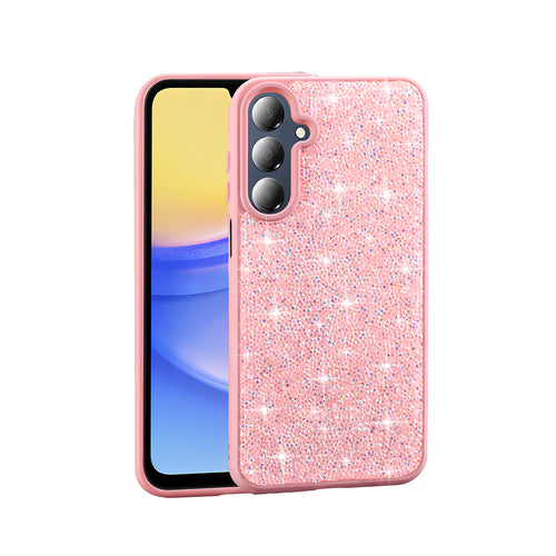 Galaxy A26 Kılıf Parlak Taşlı Tasarım Zore Pırlanta Kılıf - Pembe