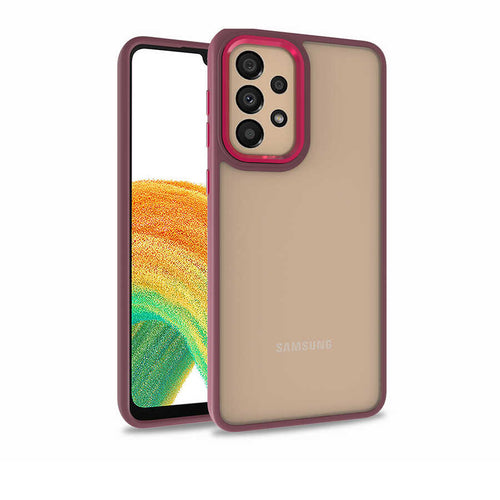 Galaxy A32 4G Kılıf Zore Flora Kılıf - Kırmızı