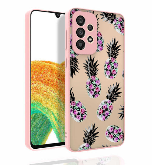 Galaxy A33 5G Kılıf Desenli Kamera Korumalı Parlak Zore Nora Kılıf - NO1