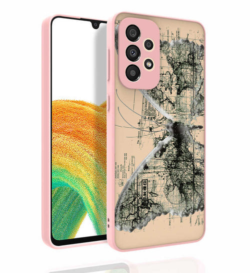 Galaxy A33 5G Kılıf Desenli Kamera Korumalı Parlak Zore Nora Kılıf - NO4